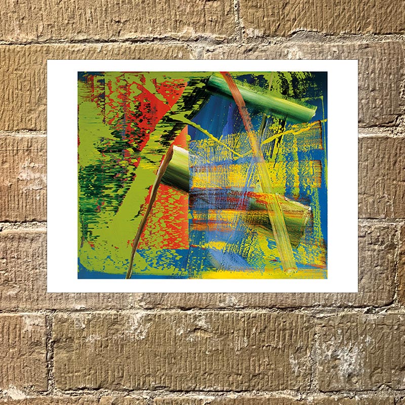 Abstract Image, 1984, Work 563-1 print by Gerhard Richter - hand numbered edition of 500