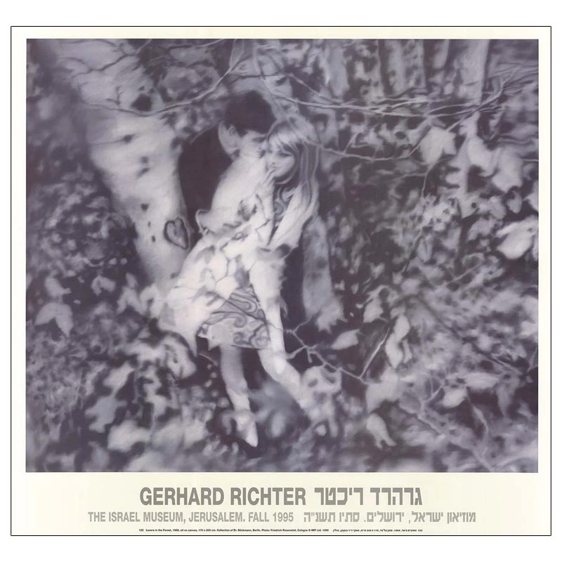 Lovers in the Forest poster by Gerhard Richter