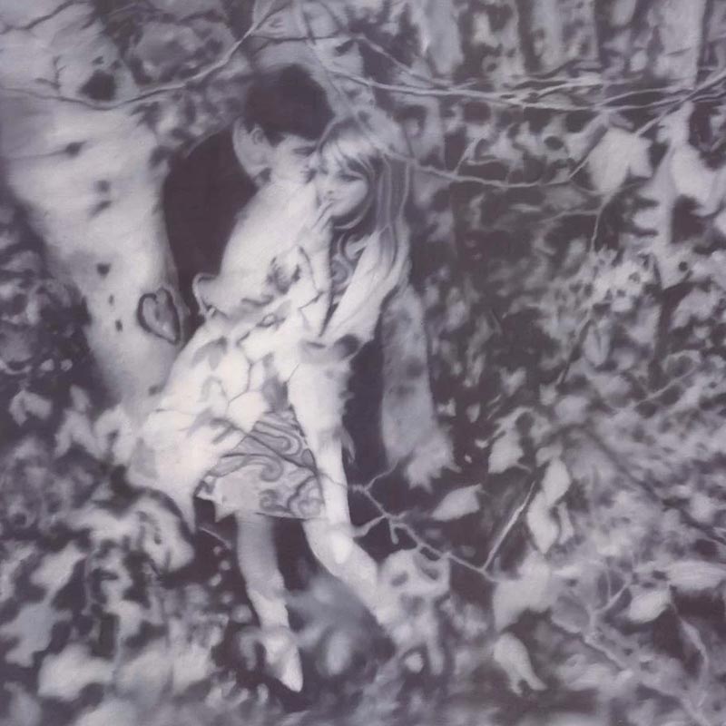 Lovers in the Forest poster by Gerhard Richter