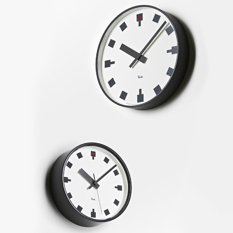 Lemnos RIKI Hibiya Wall Clock - White - des. Riki Watanabe