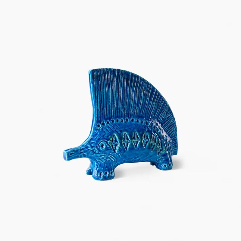 Rimini Blu Porcupine Number 38 des. Aldo Londi for Bitossi