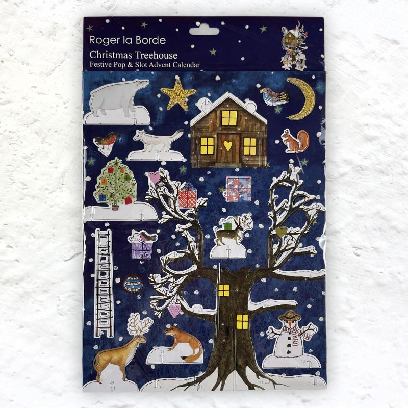Roger la Borde Christmas Treehouse Pop and Slot Advent Calendar