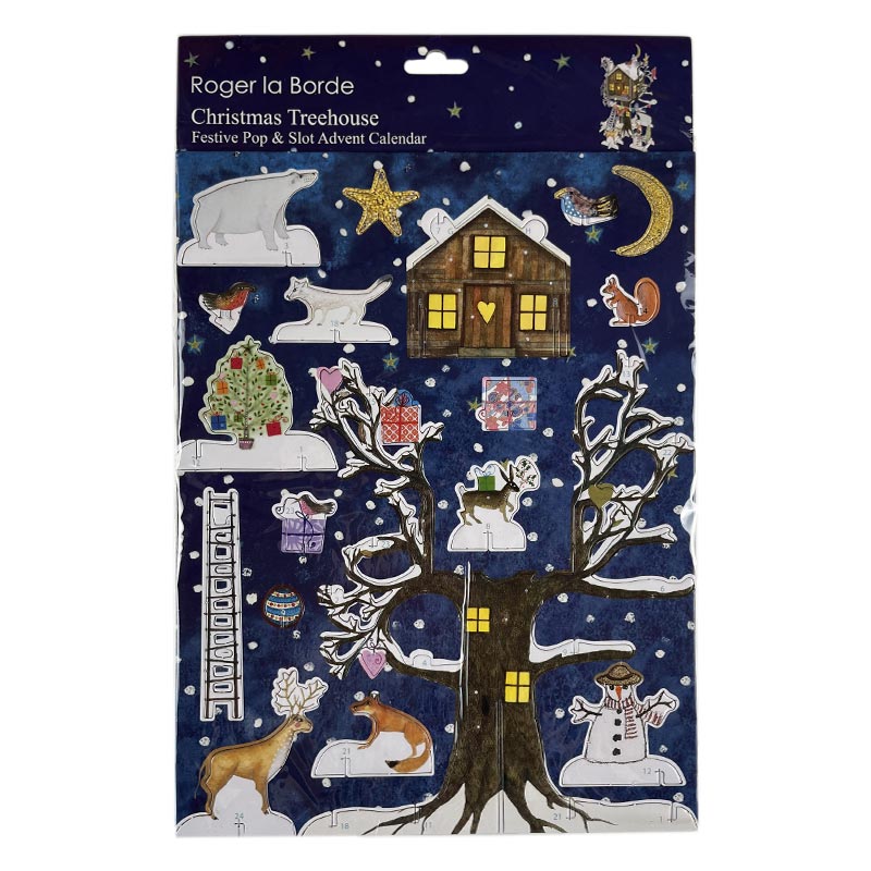 Roger la Borde Christmas Treehouse Pop and Slot Advent Calendar