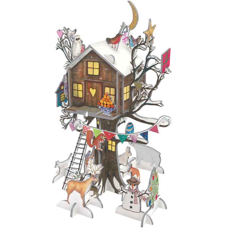 Roger la Borde Christmas Treehouse Pop and Slot Advent Calendar