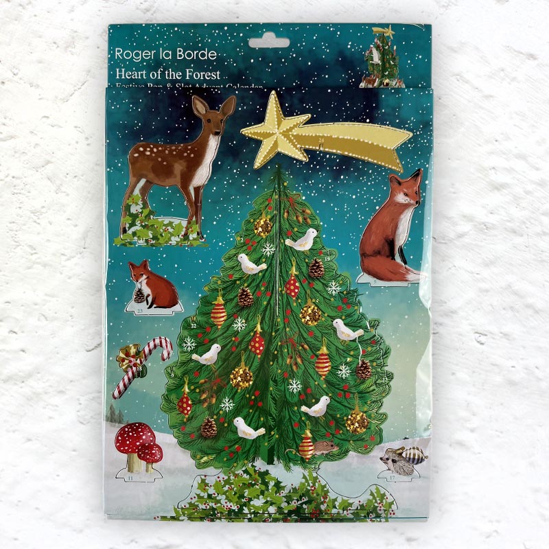 Roger la Borde Heart of the Forest Pop and Slot Advent Calendar