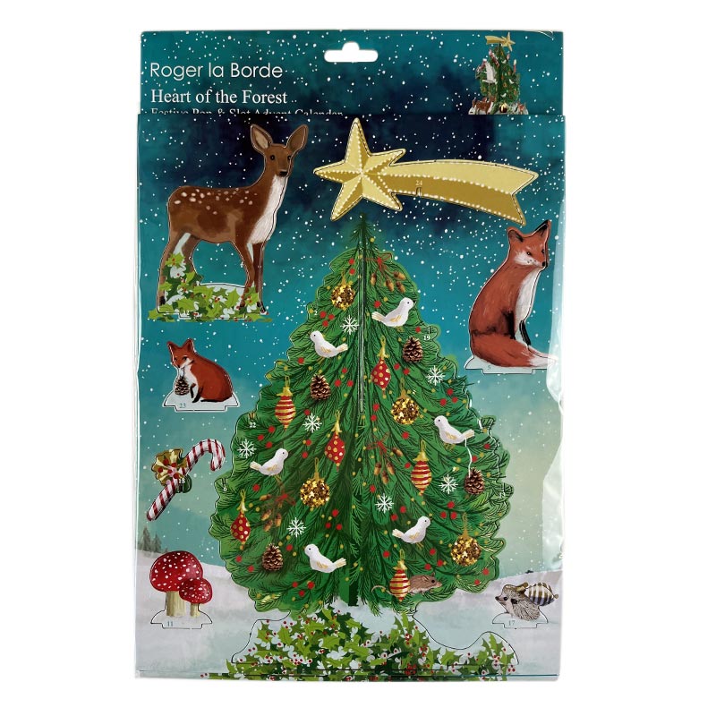 Roger la Borde Heart of the Forest Pop and Slot Advent Calendar