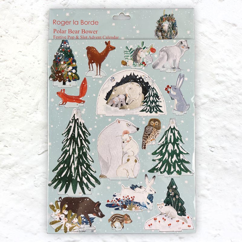 Roger la Borde Polar Bear Bower Pop and Slot Advent Calendar