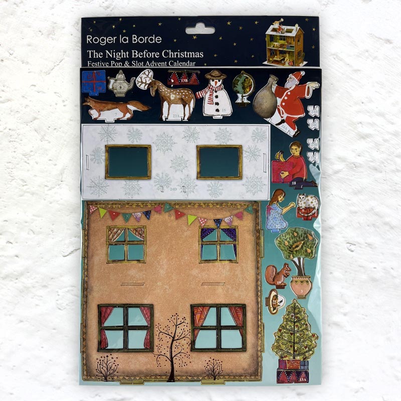 Roger la Borde The Night Before Christmas Pop and Slot Advent Calendar