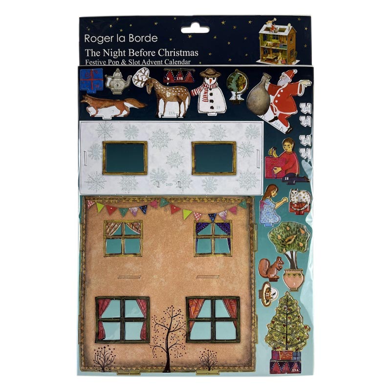 Roger la Borde The Night Before Christmas Pop and Slot Advent Calendar