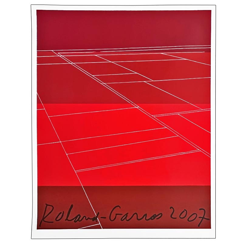 Official Roland-Garros 2007 Poster by Kate Shepherd