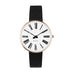 Roman watch des. Arne Jacobsen - 34mm - Rose gold buckle, white dial
