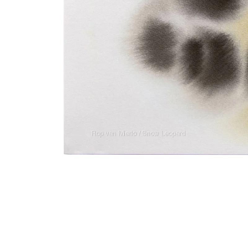 Snow Leopard poster by Rop Van Mierlo