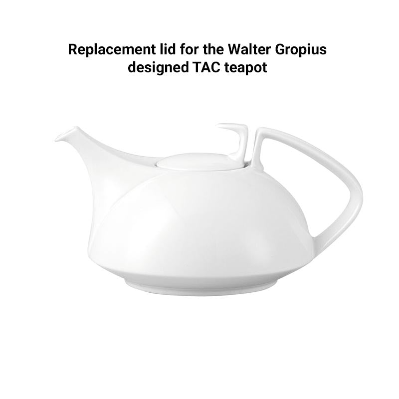 TAC - Small Replacement Lid - White Porcelain - des. Walter Gropius, produced by Rosenthal