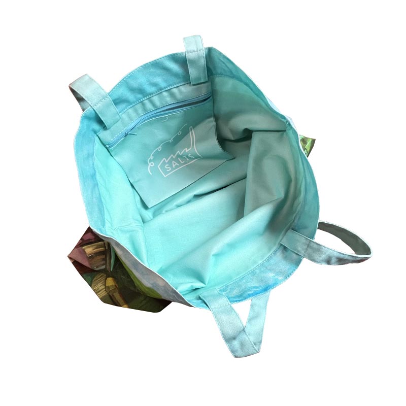 David Hockney Salts Mill, Saltaire, Yorkshire 100% cotton canvas tote bag