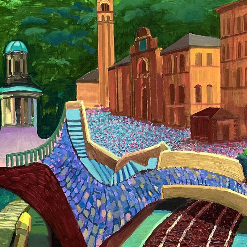 Salts Mill Poster by David Hockney