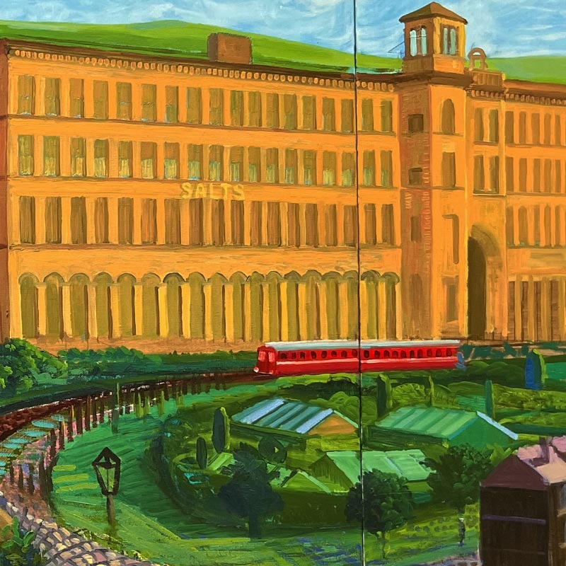 Salts Mill Poster by David Hockney