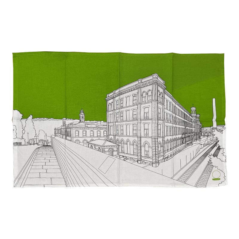 Salts Mill Tea Towel by People Will Always Need Plates - exclusive