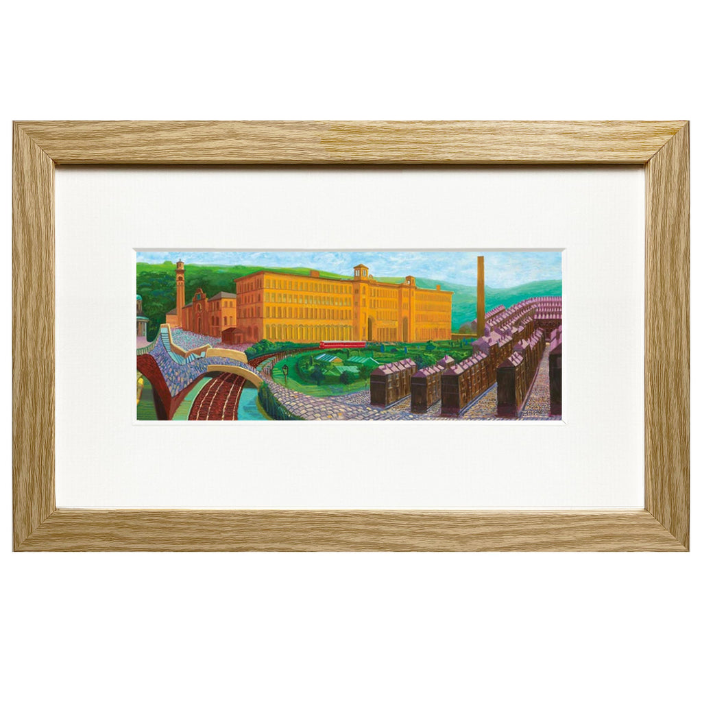 Salts Mill 1997 (Mini-Frame) by David Hockney