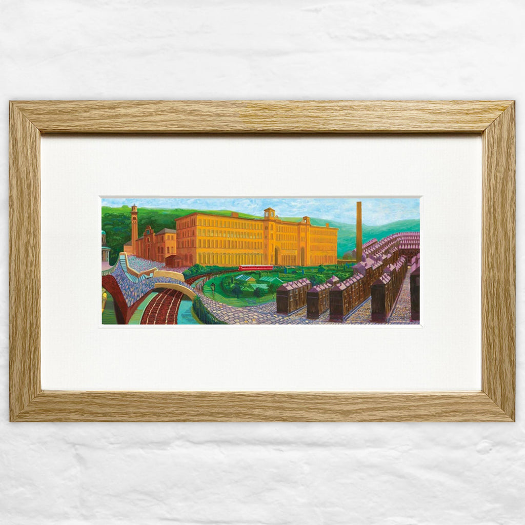 Salts Mill 1997 (Mini-Frame) by David Hockney