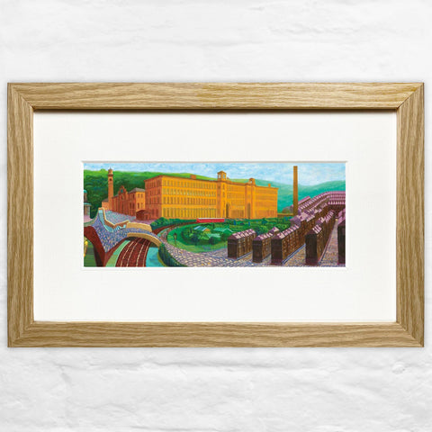 Salts Mill 1997 (Mini-Frame) by David Hockney