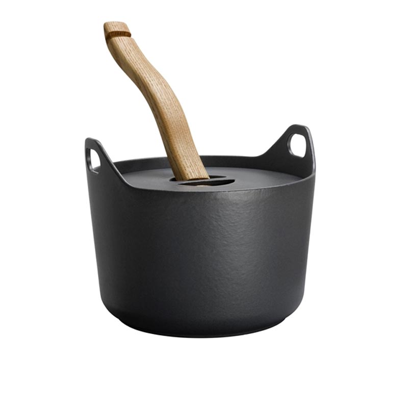 Sarpaneva Casserole Pan - Cast Iron, 3 L - des. Timo Sarpaneva for Iittala