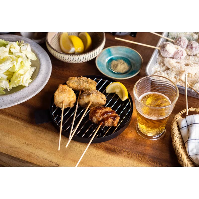 Saucepan with Mesh Tray - 13cm - by Fujita Kinzoku