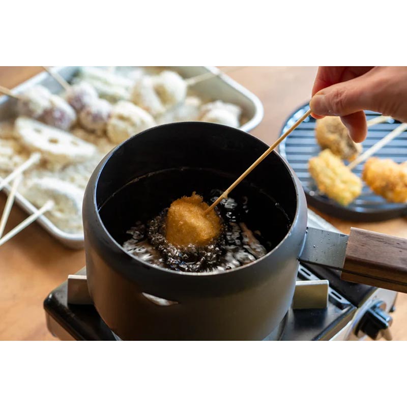 Saucepan with Mesh Tray - 13cm - by Fujita Kinzoku