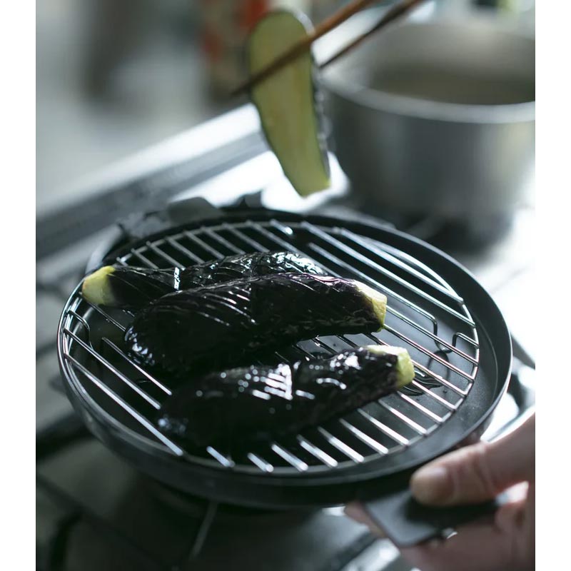 Saucepan with Mesh Tray - 17cm - by Fujita Kinzoku