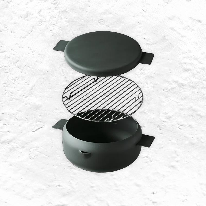 Saucepan with Mesh Tray - 17cm - by Fujita Kinzoku