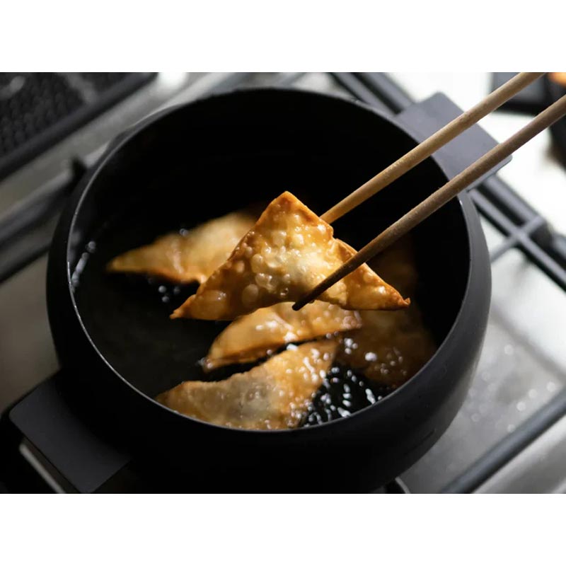 Saucepan with Mesh Tray - 17cm - by Fujita Kinzoku