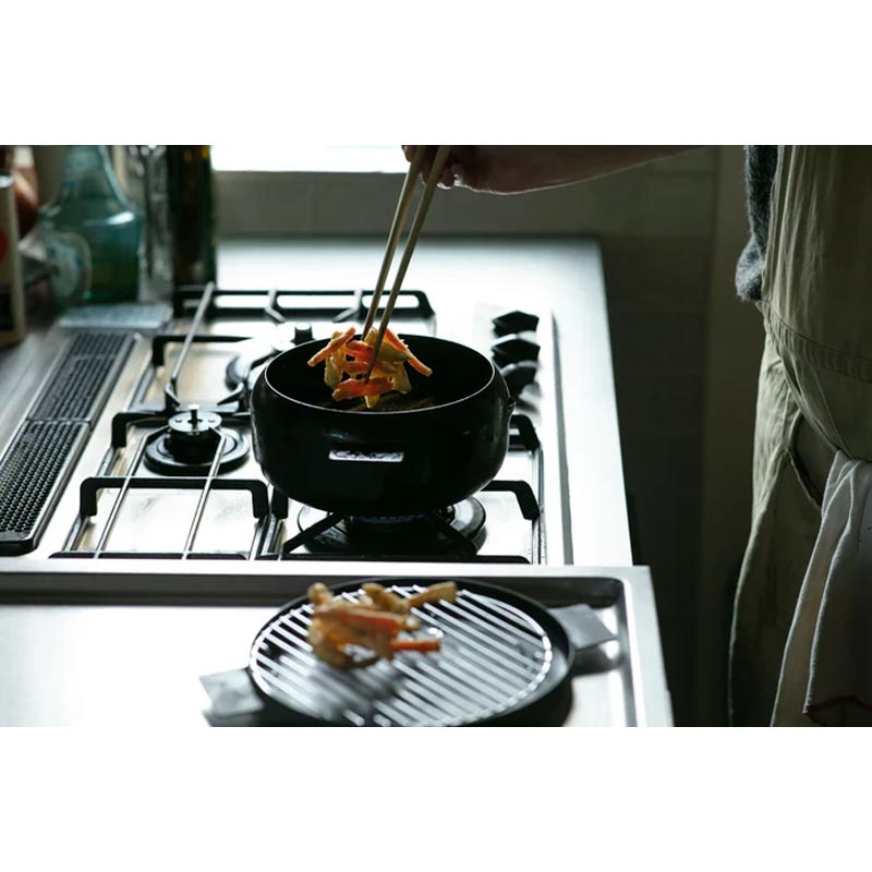 Saucepan with Mesh Tray - 17cm - by Fujita Kinzoku