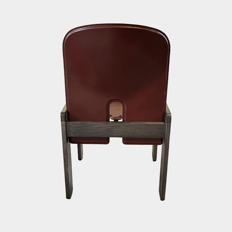 Scarpa 121 Dining Chair - 9CKK Bordeaux leather - des. Afra & Tobia Scarpa - by Cassina x Karakter