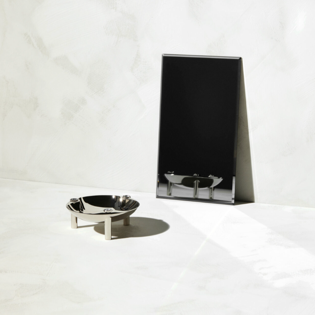 Stacking Candle Bowl des. Hans Nagel & Werner Stoff, 1960s - chrome