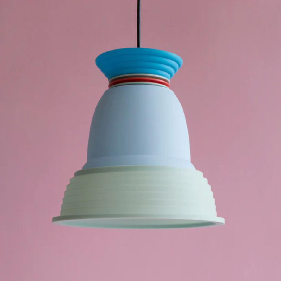 CL3 Pendant Lamp des. George Sowden, 2020 - blue, red & mint green