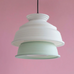 CL4 Pendant Lamp des. George Sowden, 2020 - white & mint green