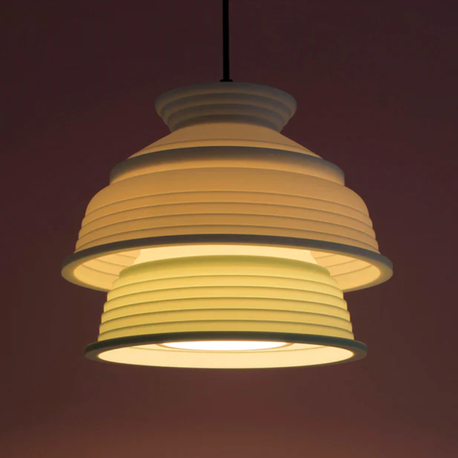 CL4 Pendant Lamp des. George Sowden, 2020 - white & mint green