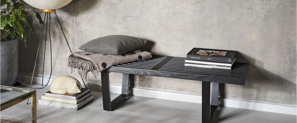 Nelson bench des. George Nelson - Black Ash (made by Vitra)