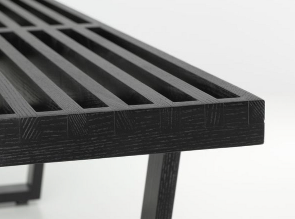 Nelson bench des. George Nelson - Black Ash (made by Vitra)