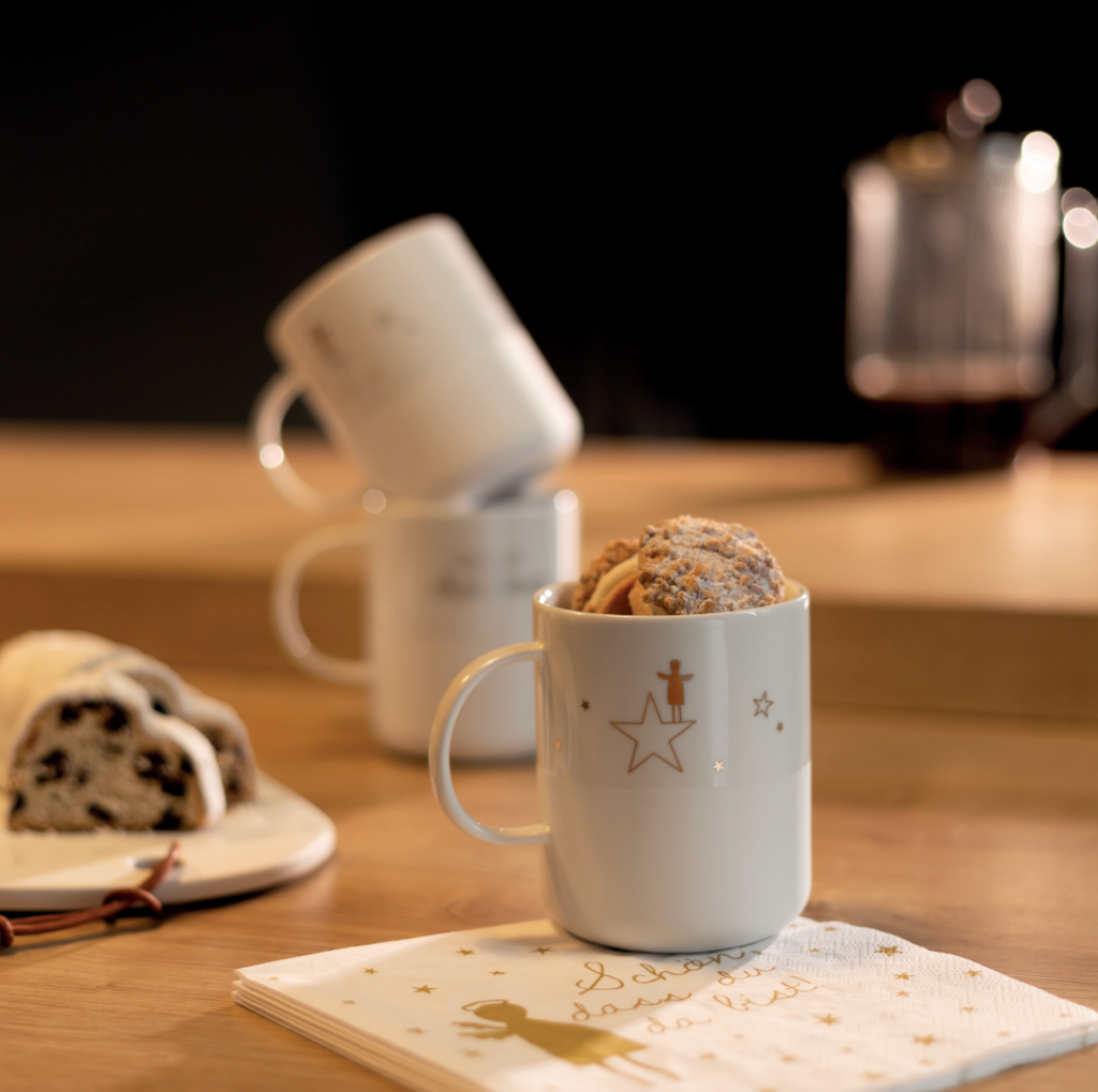 Golden angel mug by Räder