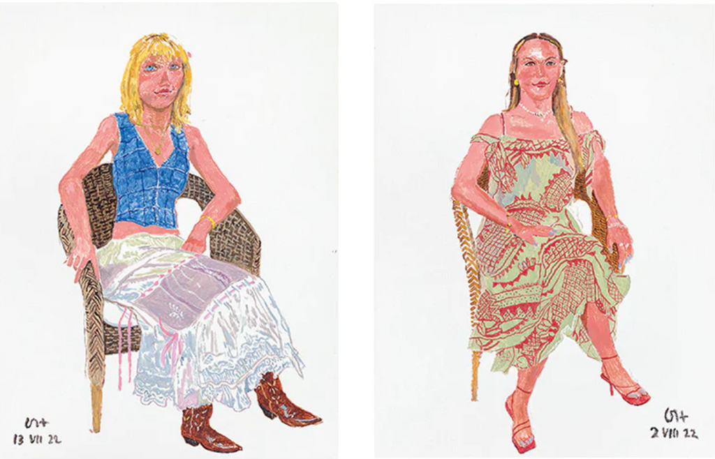 David Hockney: Normandy Portraits - hardback exhibition catalogue