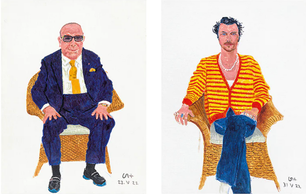 David Hockney: Normandy Portraits - hardback exhibition catalogue