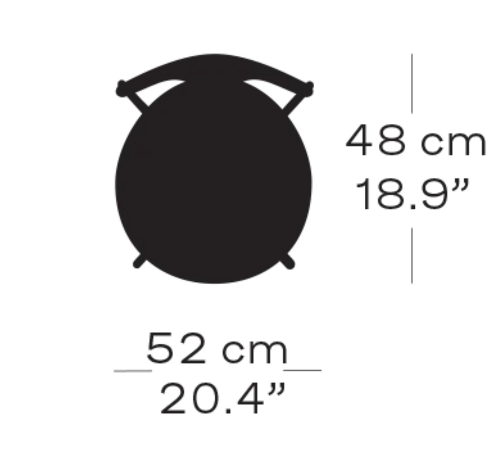 Ant chair des. Arne Jacobsen, 1951 - True yellow / Brown bronze - made by Fritz Hansen