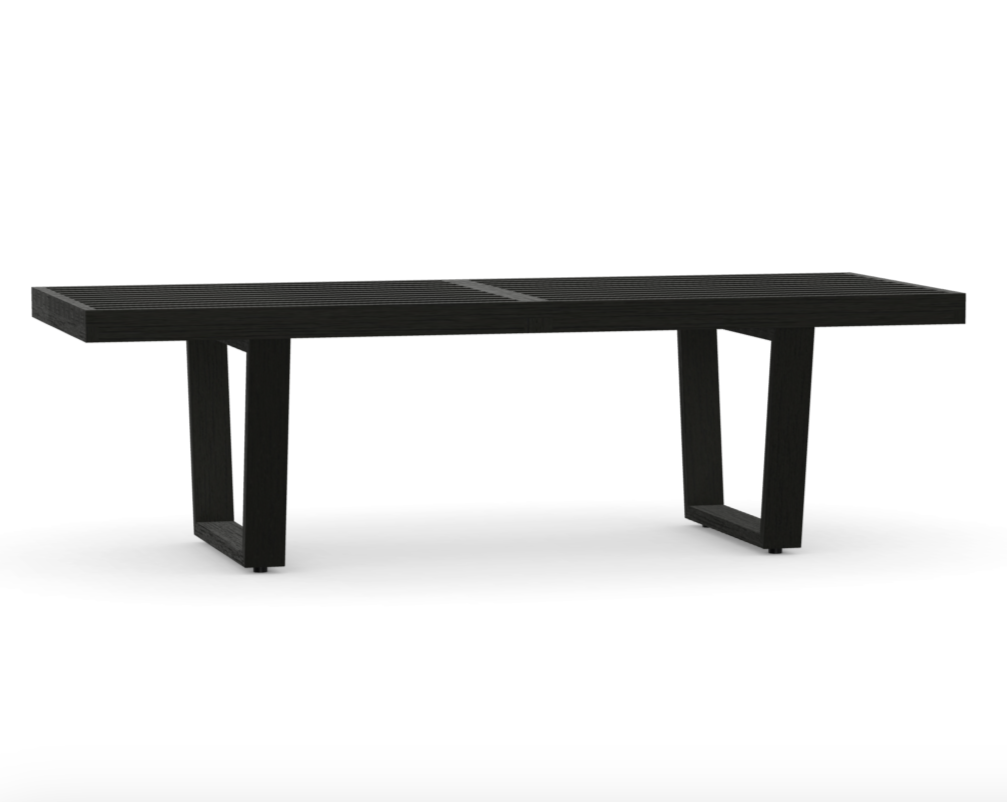 Nelson bench des. George Nelson - Black Ash (made by Vitra)