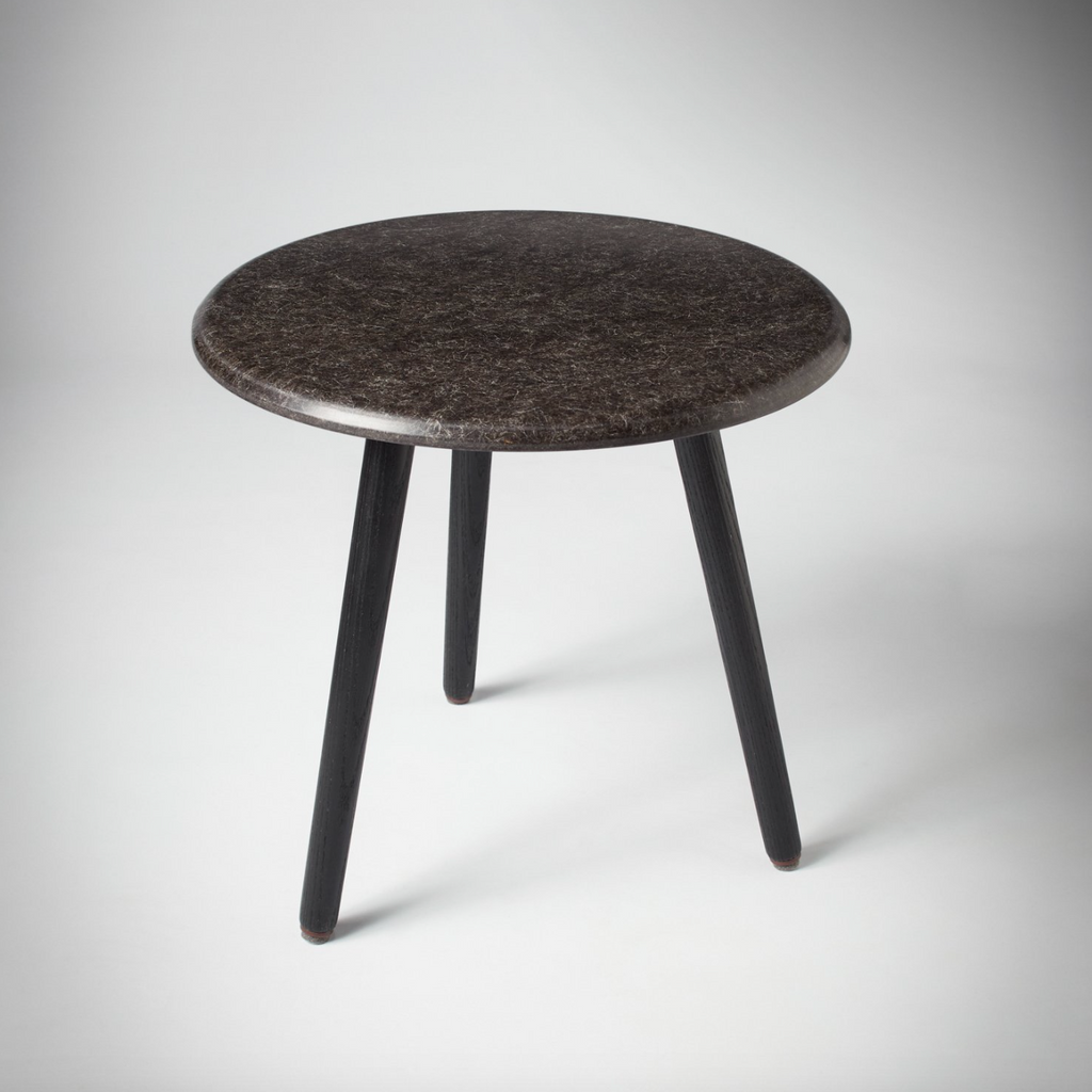Hembury Side Table - Herdwick / Black Ash