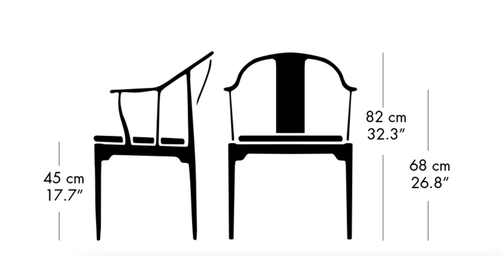 China Chair - 80th anniversary numbered edition of 80 chairs - des. Hans J. Wegner, 1944, made by Fritz Hansen