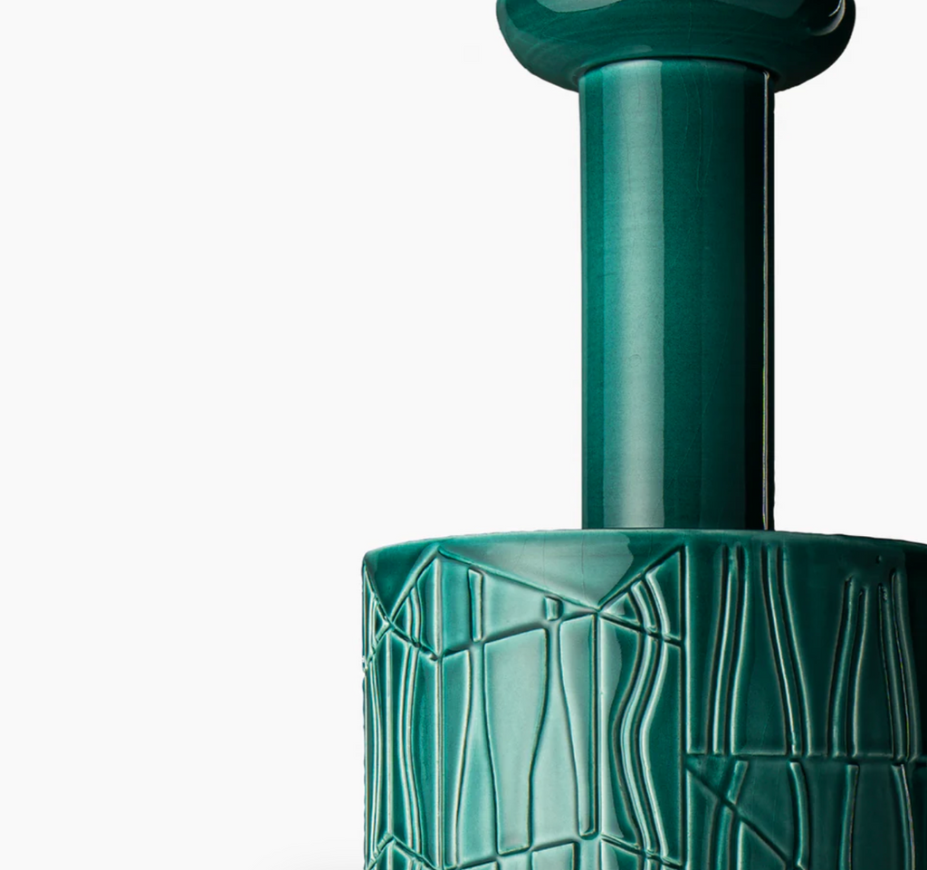 Guadalupe Vase - Green - H49cm - des. Bethan Laura Wood for Bitossi Ceramiche