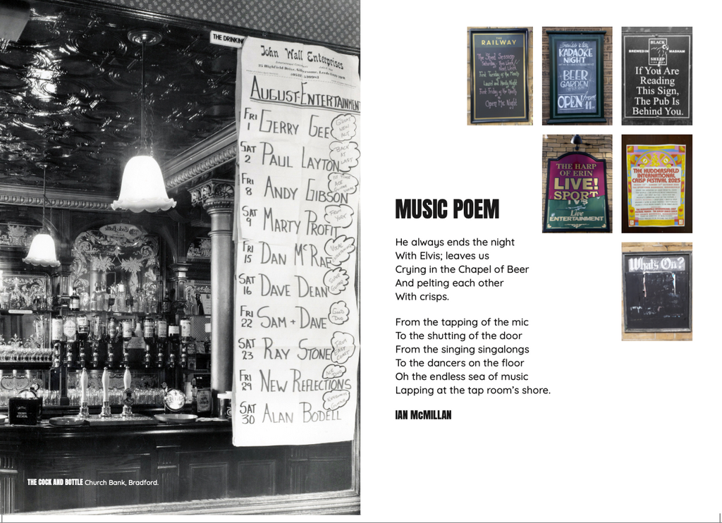 Sup Up & Away Chapbook by Ian Beesley and Ian McMillan - exclusive