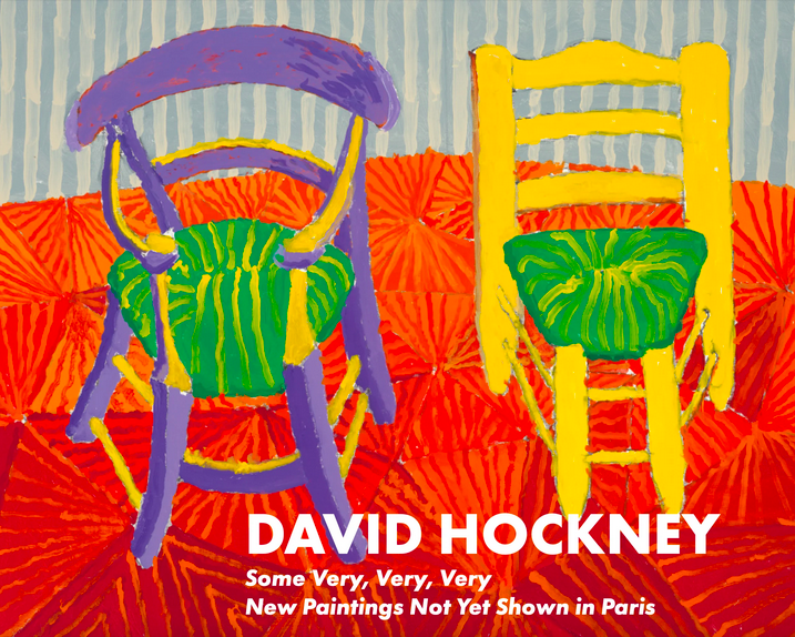 David Hockney: Some Very, Very, Very New Paintings Not Yet Shown in Paris - Hardback Exhibiton Catalogue