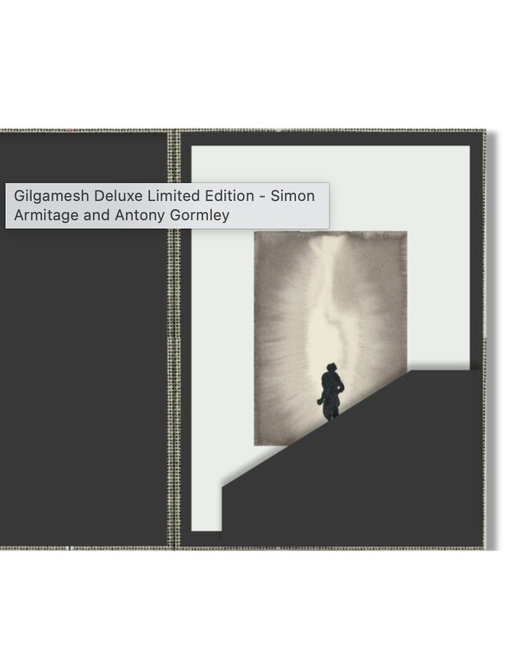 Gilgamesh by Simon Armitage - signed, limited deluxe edition of 100 with exclusive Anthony Gormley print *PREORDER*