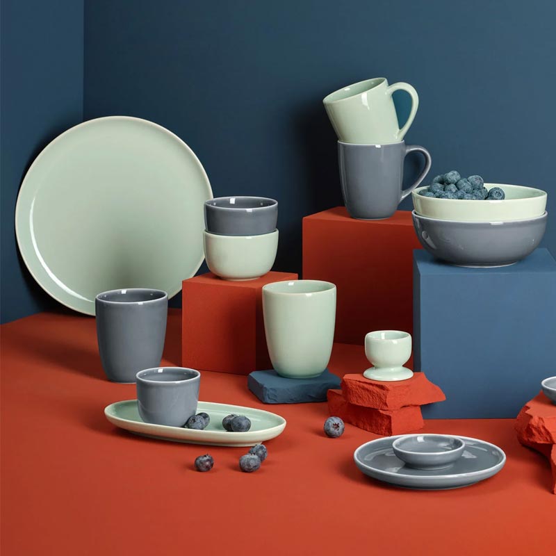 Semana Mug with Handle - Sepia Blue - by ASA